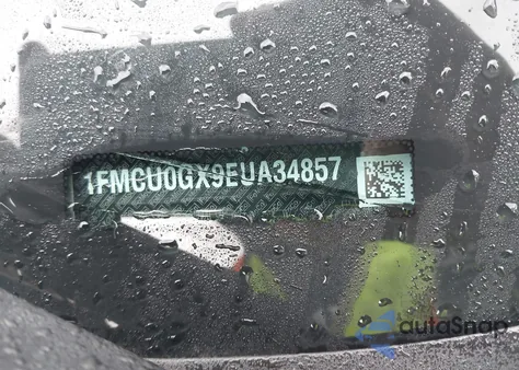 2014 Ford Escape Se z USA, uszkodzony, nr VIN 1FMCU0GX9EUA34857